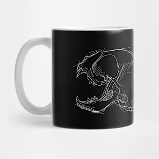 Cat Skull Mug